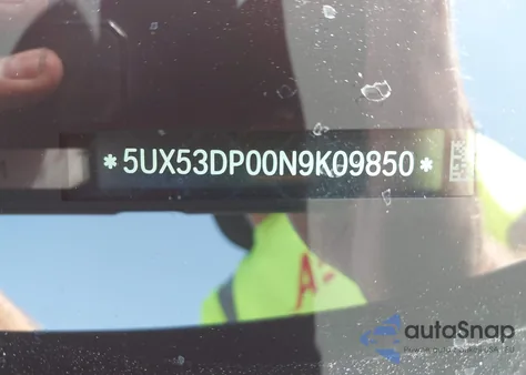 2022 BMW X3 xDrive30I z USA, uszkodzony, nr VIN 5UX53DP00N9K09850